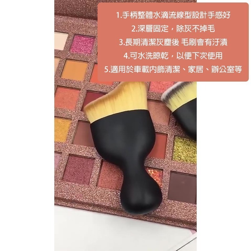 一掃潔淨軟毛除塵刷 軟毛刷超軟毛細節刷 縫隙刷 洗車刷 車用 汽車 縫隙清潔刷 車內清潔 萬用刷子 冷氣刷 台灣現貨-細節圖9