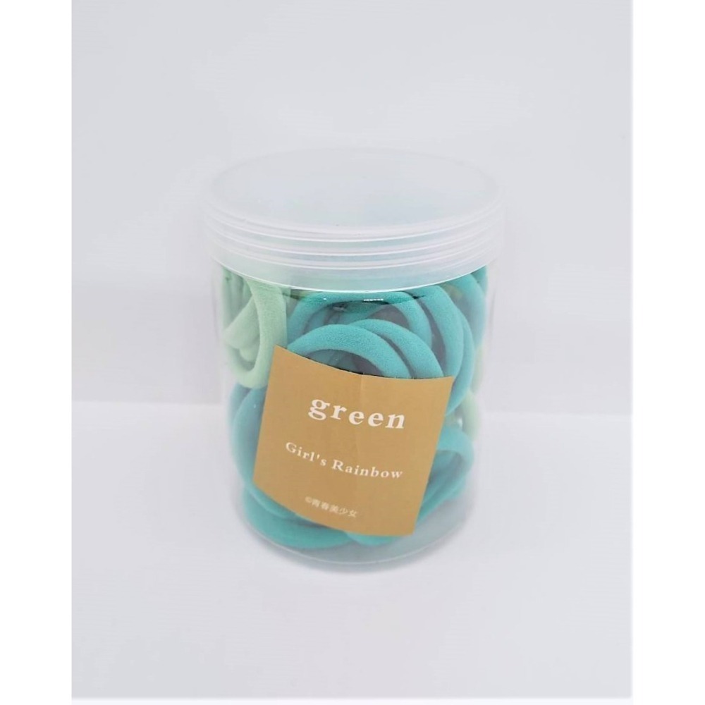 髮圈 50條漸變盒裝髮圈 少女無接縫 發繩 髮圈 高彈性 頭繩 糖果色 皮筋 毛巾圈 髮圈 台灣現貨 髮圈-細節圖10