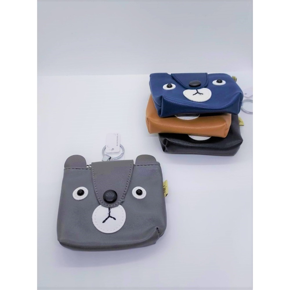 熊熊零錢包 小熊 厭世熊 療育 禮拜一厭世的臉 有吊扣如圖 可當鑰匙包 台灣賣家 台灣現貨 愛麗絲的雜貨賣場-細節圖5