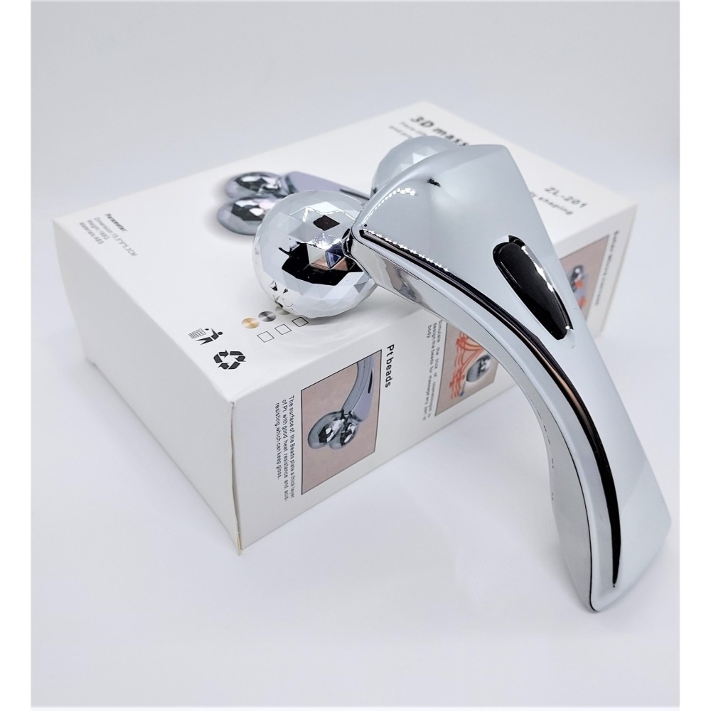 按摩~3D滾輪美容按摩棒 3D臉部按摩器 瘦臉儀 瘦臉神器 塑形 緊膚 滾輪 迷你美顏棒 台灣現貨 愛麗絲的雜貨賣場-細節圖10