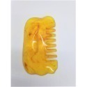 三角刮痧板 琥珀色 蜜蠟 SPA 刮痧 頭刮梳子 梳頭 綁髮 琥珀 三角刮痧板 三角 梳子 舒緩 台灣現貨 樹脂-規格圖10