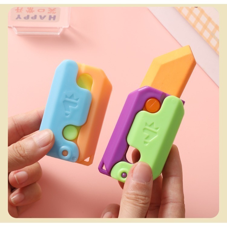 新爆款創意蘿蔔橡皮擦 蘿蔔系列橡皮擦 橡皮擦蘿蔔款 重力款橡皮擦 3D打印重力解壓網紅學生橡皮擦-細節圖4