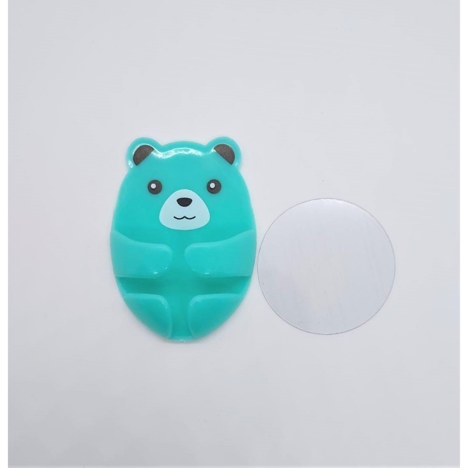 掛勾 無痕掛勾 無痕電線掛勾 熊熊 熊 免釘 免打孔 強力掛勾 電源線插頭掛勾 可愛動物插座 收納 免釘牆【台灣出貨】-細節圖6