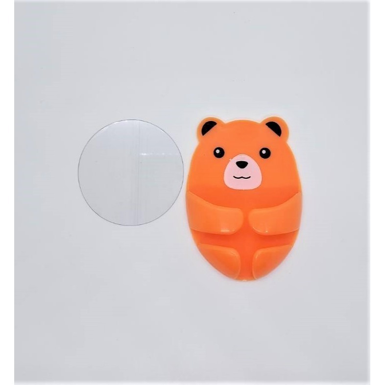 掛勾 無痕掛勾 無痕電線掛勾 熊熊 熊 免釘 免打孔 強力掛勾 電源線插頭掛勾 可愛動物插座 收納 免釘牆【台灣出貨】-細節圖7