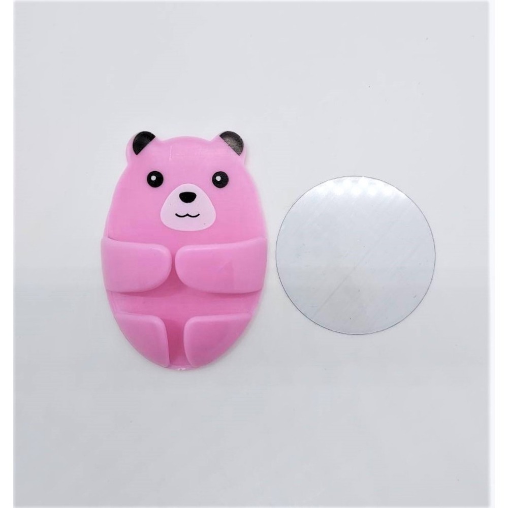 掛勾 無痕掛勾 無痕電線掛勾 熊熊 熊 免釘 免打孔 強力掛勾 電源線插頭掛勾 可愛動物插座 收納 免釘牆【台灣出貨】-細節圖9