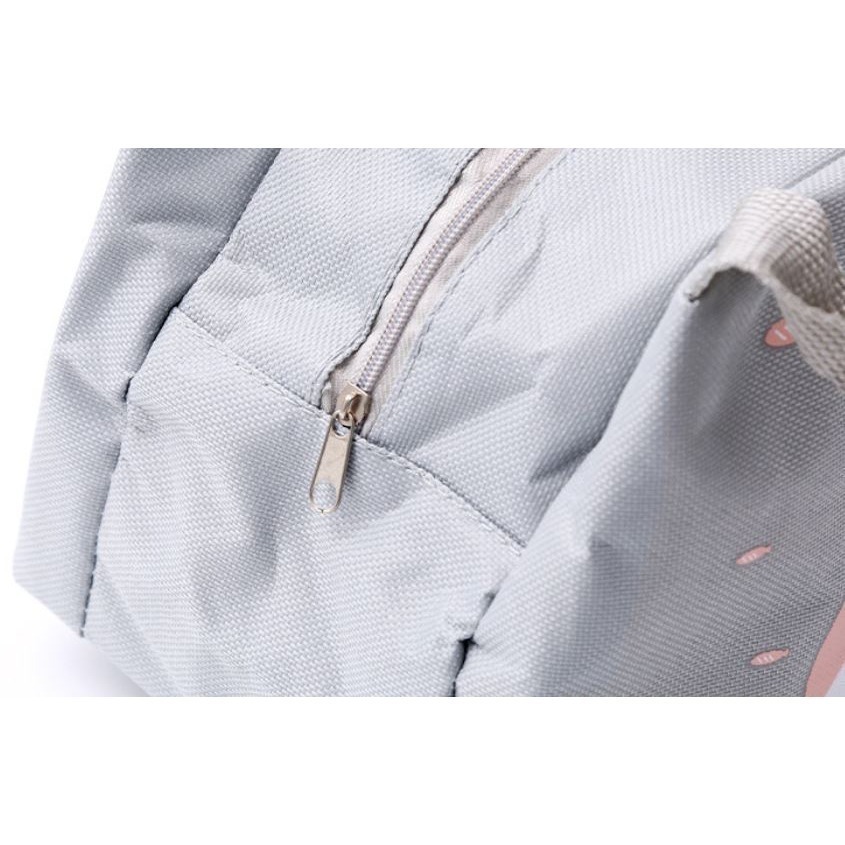 便當袋 萌寵 可愛卡通 便當袋 保溫袋 保溫便當袋 便當包 手提包 午餐包 環保防水 保溫 保冷 野餐袋 學生餐袋-細節圖9