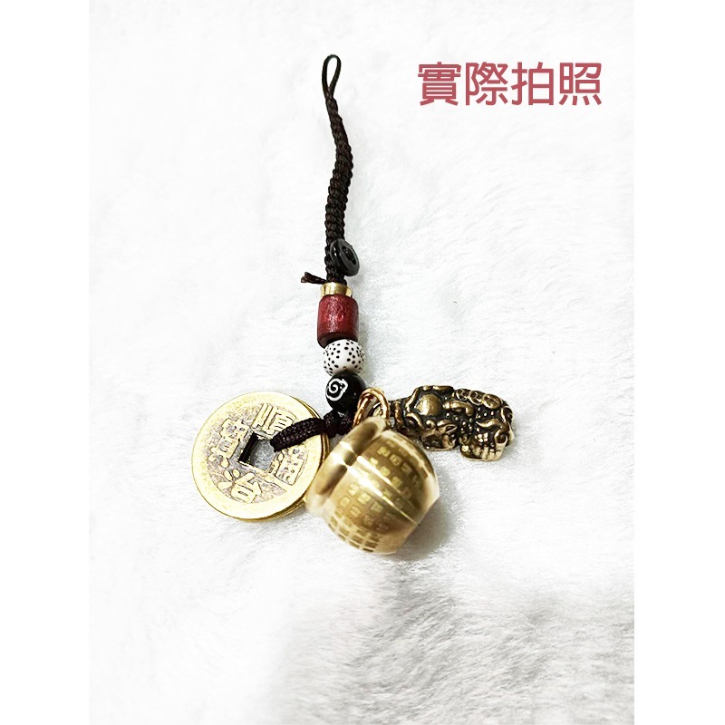 貔貅吊飾 五帝錢 小百福 招財吊飾 聚寶盆 風水 咬錢 鑰匙圈 紀念品 傳統文化 吊墜 宗教 平安吉祥 福氣 滿福-細節圖8