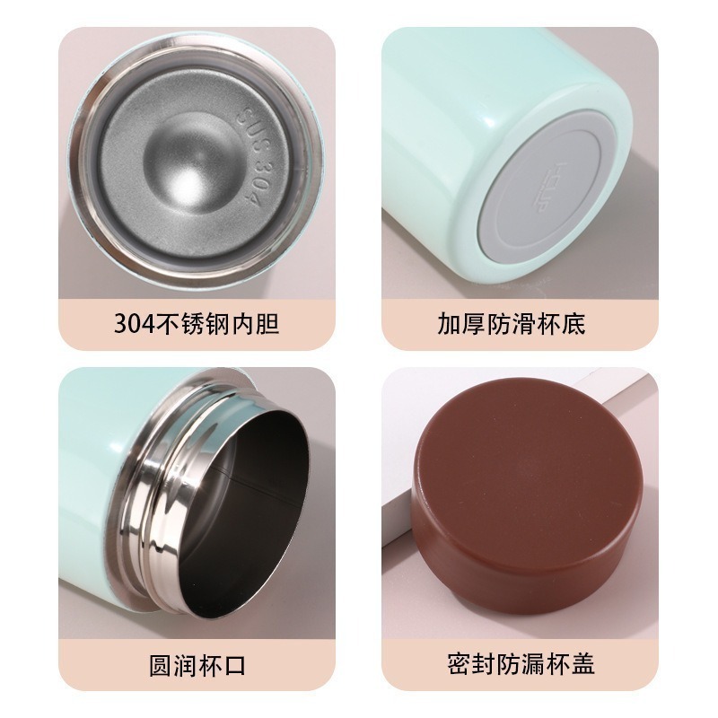 現貨！快速出貨！木紋口袋保溫瓶 小容量迷你304不鏽鋼保溫杯 咖啡杯 隨行杯 口袋杯 迷你 日系 保溫杯 保冷杯 隨身瓶-細節圖3