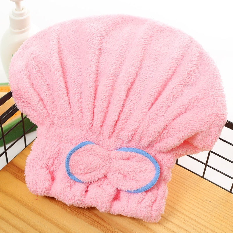 浴帽 蝴蝶結超細纖維浴帽 速乾浴帽 超吸水浴帽 珊瑚絨 超強吸水浴帽 乾髮巾 乾髮帽 便宜 台灣賣家 台灣現貨 愛麗絲-細節圖4