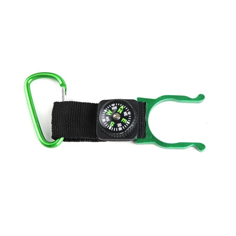 【指南針水瓶扣】寶特瓶扣環.礦泉水夾扣.水瓶掛扣.水瓶掛勾.保特瓶扣.登山扣.水瓶扣-細節圖6