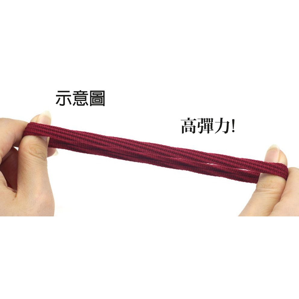 【台灣現貨】高彈力無接縫提花髮圈 髮繩 頭繩 皮筋 單色款｜髮飾必備｜愛麗絲的雜貨賣場-細節圖2