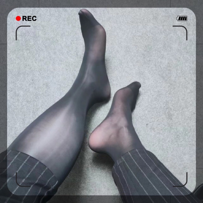 【台灣現貨】 28 鏡面男絲襪 男襪 紳士襪 港式男絲襪 不透款 男絲襪 紳士襪 男襪 襪夾 西裝襪 西裝襪 上班襪-細節圖2