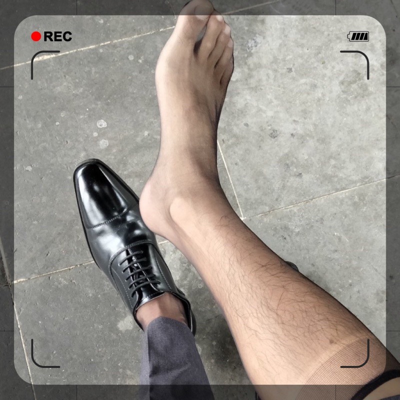 【現貨速出】0001 超薄男絲襪 極透款 長筒極透絲襪 錦綸絲襪 長筒絲襪 紳士襪 男襪 男絲襪 絲襪 西裝絲襪-細節圖2