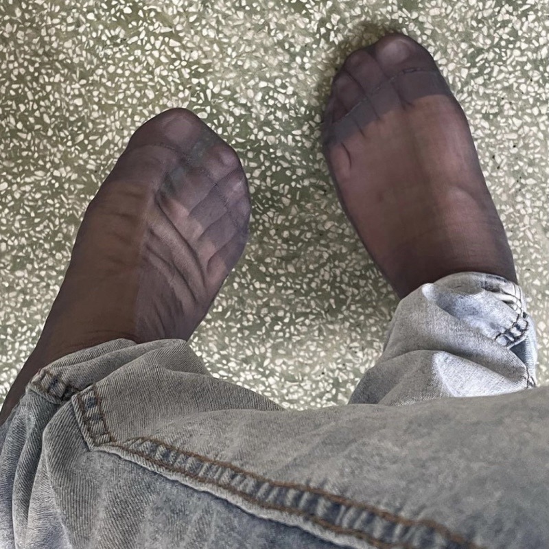 【現貨速出】0118 絲滑 錦綸絲襪 中筒絲襪  男絲襪 紳士襪 男襪 西裝絲襪 皮鞋絲襪 職男靴下 紳士絲襪 襪夾-細節圖3