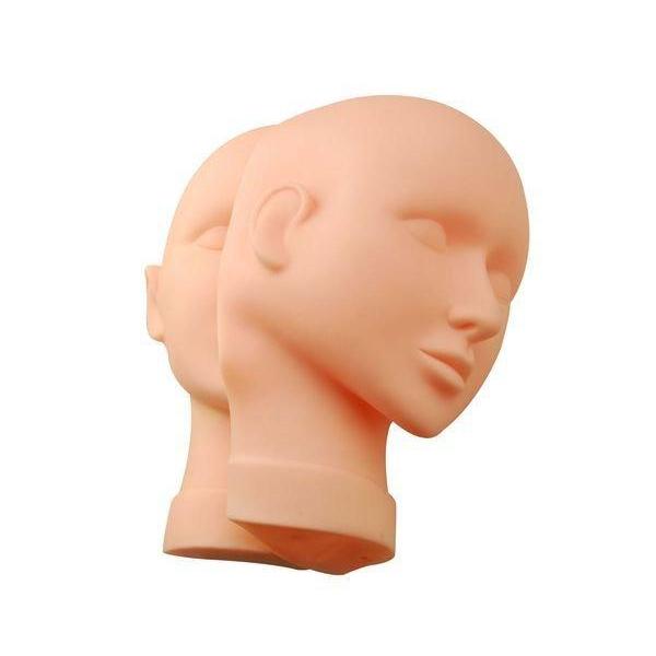 乙級 丙級 彩妝 睫毛 考試 替換 頭皮 美容 閉眼 練習 頭模 化妝 模特頭 按摩 頭 假人 頭 彩妝 練習頭 頭模-細節圖2