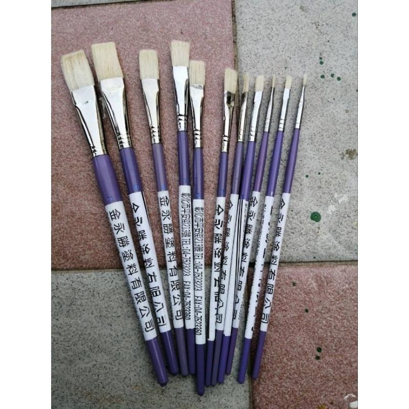 羊毛 畫筆 柔軟 水洗 無痕 彩繪筆 0-12號 彩繪 佛像 神像 神尊 修復-細節圖6