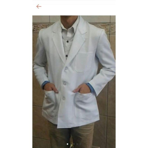 醫師服 藥師服 白袍 醫師袍 藥師袍 男版 女版 有腰身 半身 授袍 制服 工作服 短版 長袖 透氣 質感佳 免燙 - 漆材店鋪 82524510