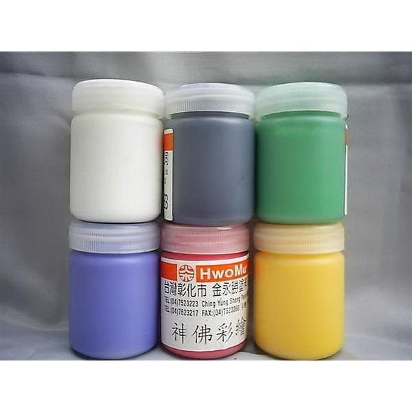 54-9號 火木 歡迎加好友優惠 水漆 神佛 彩繪 神明 面漆 佛像漆 神佛像 神像 水佛漆 金色 銀色 公仔 神像漆-細節圖2