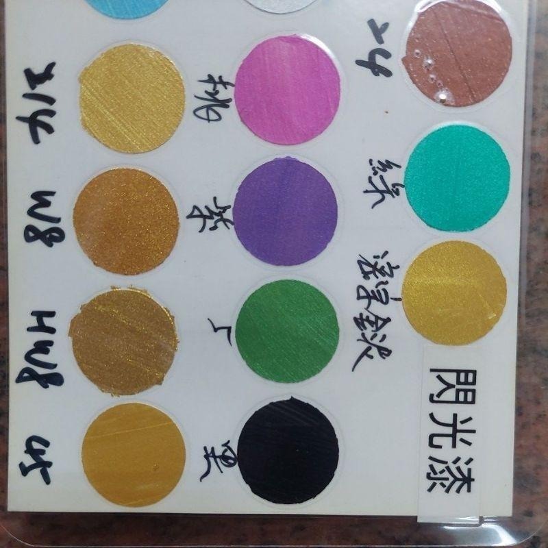 閃光漆 金屬漆 金屬 光澤 布料 染色 布畫 珠光 效果 金 銀 彩繪 宣紙 唐卡 美術 布畫 神像 佛像 神佛 214-細節圖3