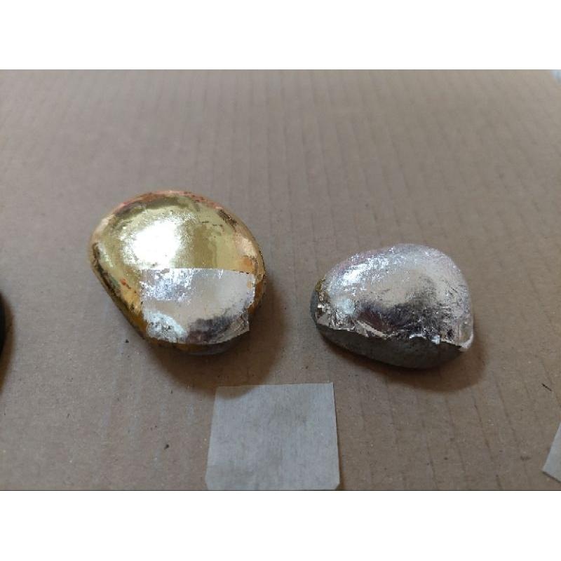 仿金箔 仿銀箔 金箔 銀箔 金色銅箔 銀色鋁箔 玫瑰金箔 純金箔 純銀箔 貼箔液 護箔腊面金油 按金筆-細節圖5