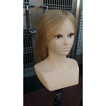 比賽 新秘 新娘秘書 祕書 全真髮 100% 淺金 肩膀 22吋 安妮 可染 燙 漂 吹捲 假人頭 練習頭 假人頭 美髮-細節圖7