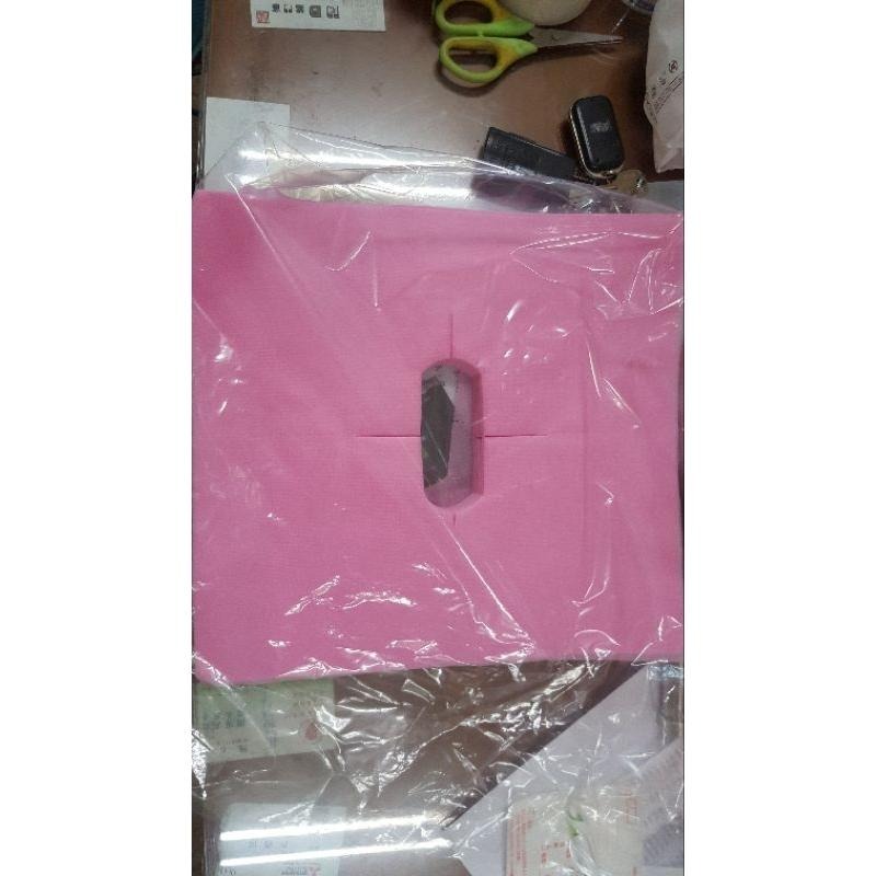 十字 洞巾 美容 拋棄式 厚款 薄款 臉部區塊 40*40cm 100張 一次性 十字洞 紙 洞巾 40公分 拋棄式洞巾-細節圖2