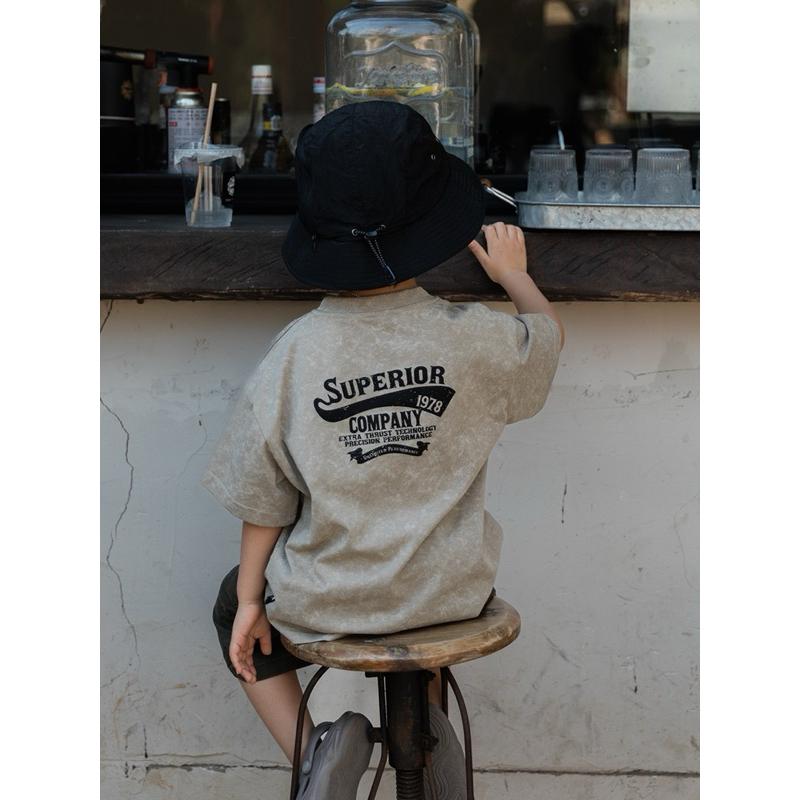 上衣｜2025 個性蠟染潮流上衣 男童上衣 男寶上衣-細節圖2