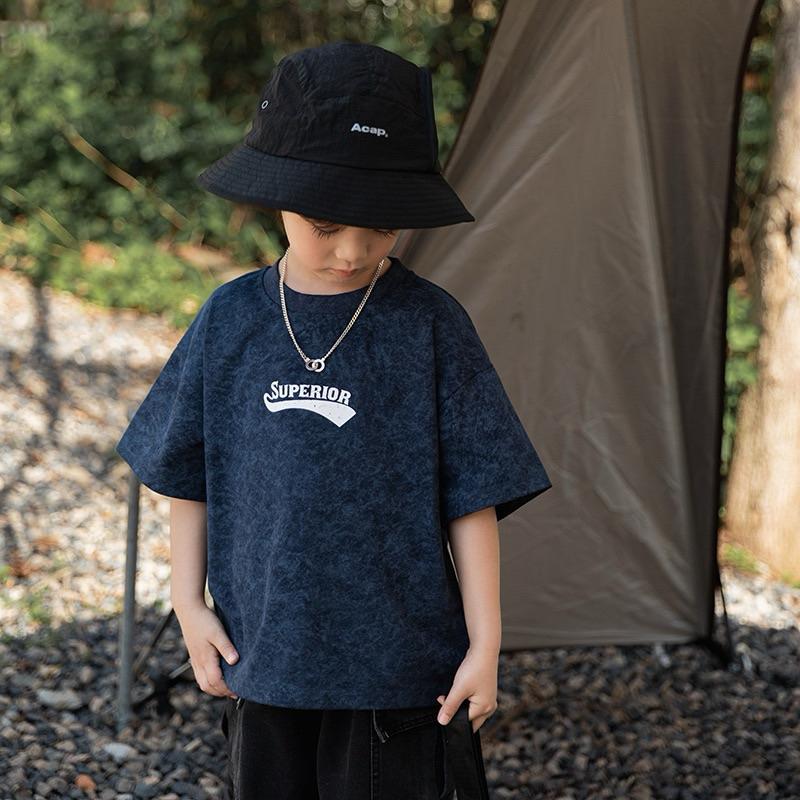 上衣｜2025 個性蠟染潮流上衣 男童上衣 男寶上衣-細節圖5