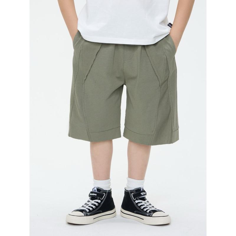 下裝｜2025 夏季休閒素色褲 男童褲子-細節圖2