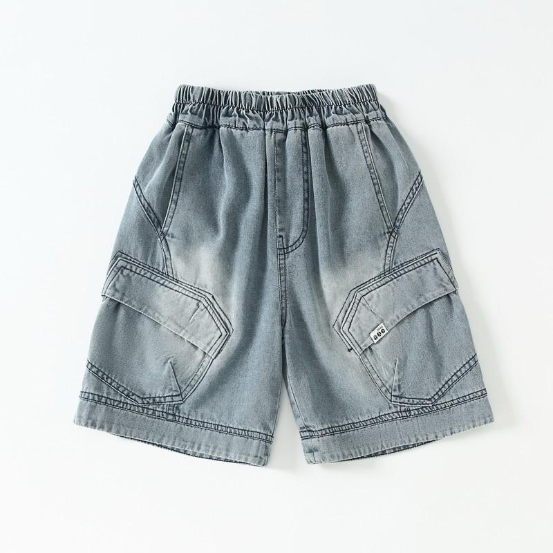 下裝｜2025 復古薄款牛仔褲 男童牛仔褲-細節圖8