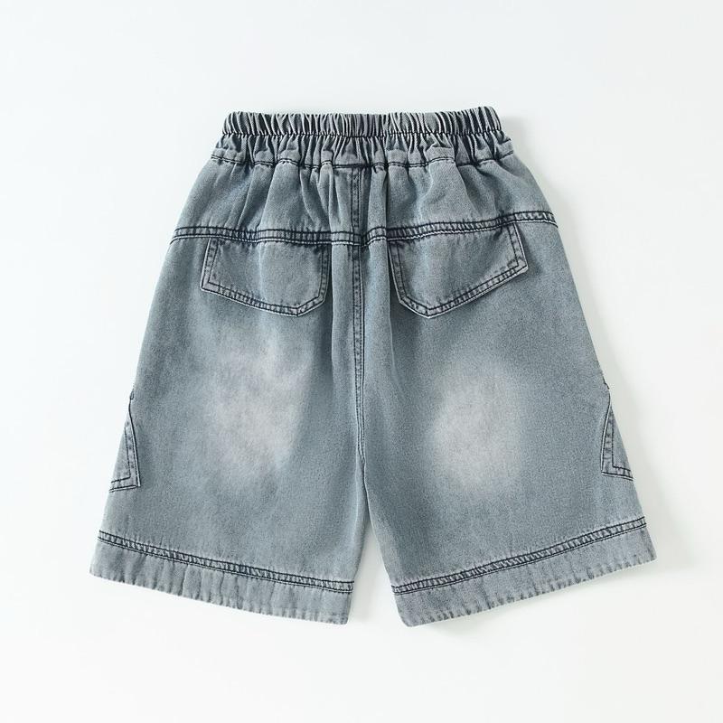 下裝｜2025 復古薄款牛仔褲 男童牛仔褲-細節圖9