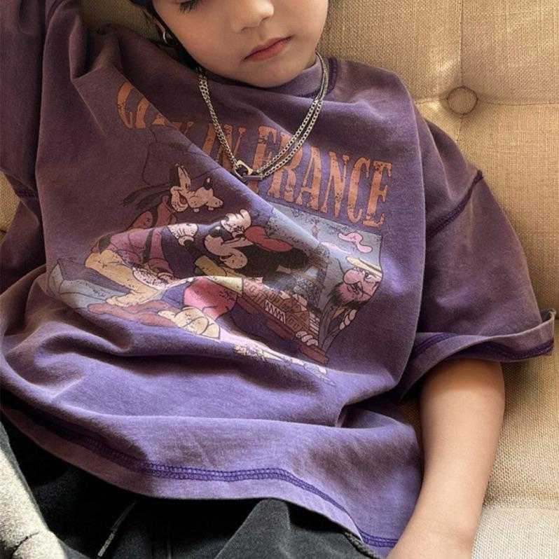 上衣｜炒色短袖上衣 男童上衣-細節圖2