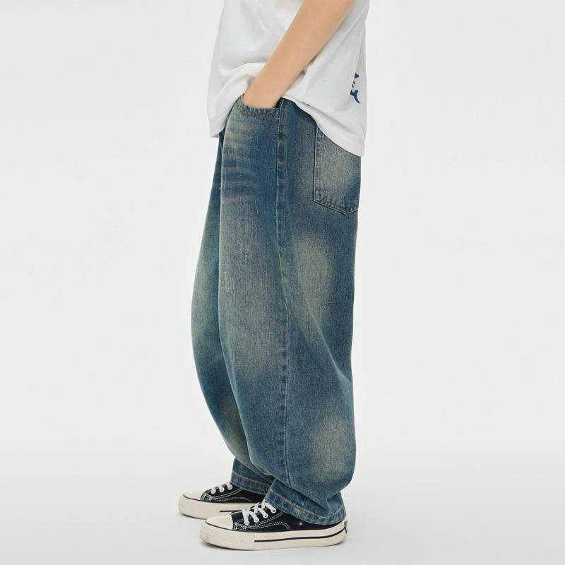 下裝｜2025 復古刷破牛仔褲 男童牛仔褲-細節圖5