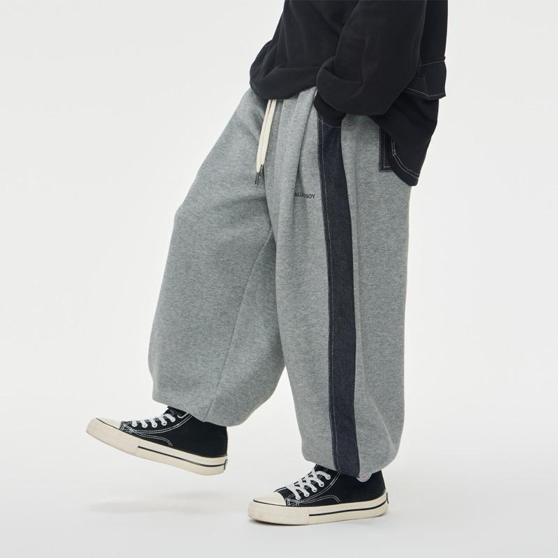 下裝｜2025 春季拼接縮口褲 男童褲子-細節圖2