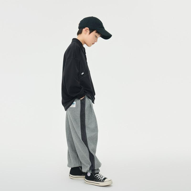 下裝｜2025 春季拼接縮口褲 男童褲子-細節圖6