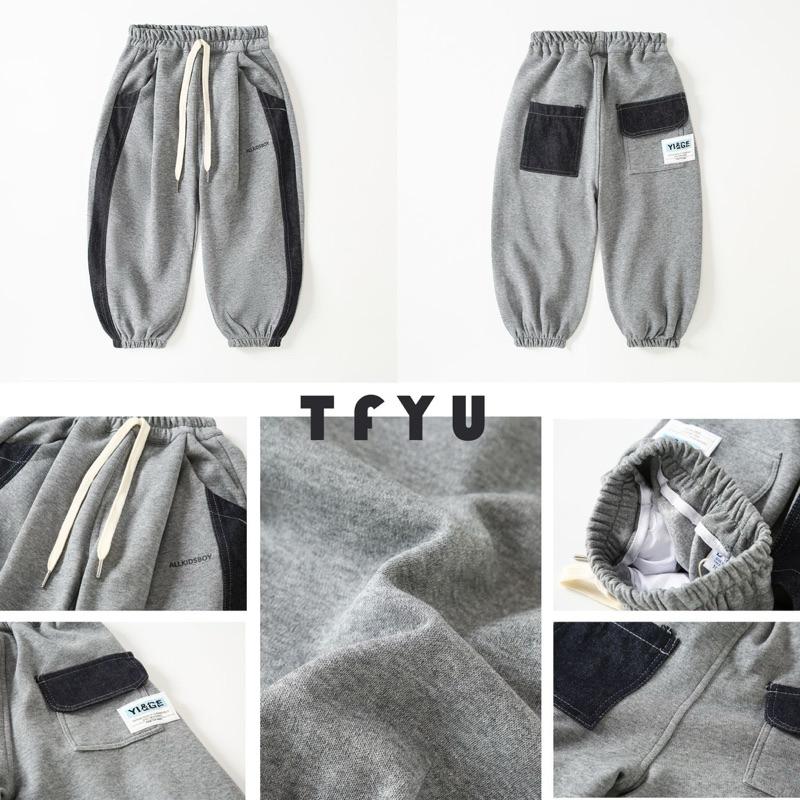 下裝｜2025 春季拼接縮口褲 男童褲子-細節圖7