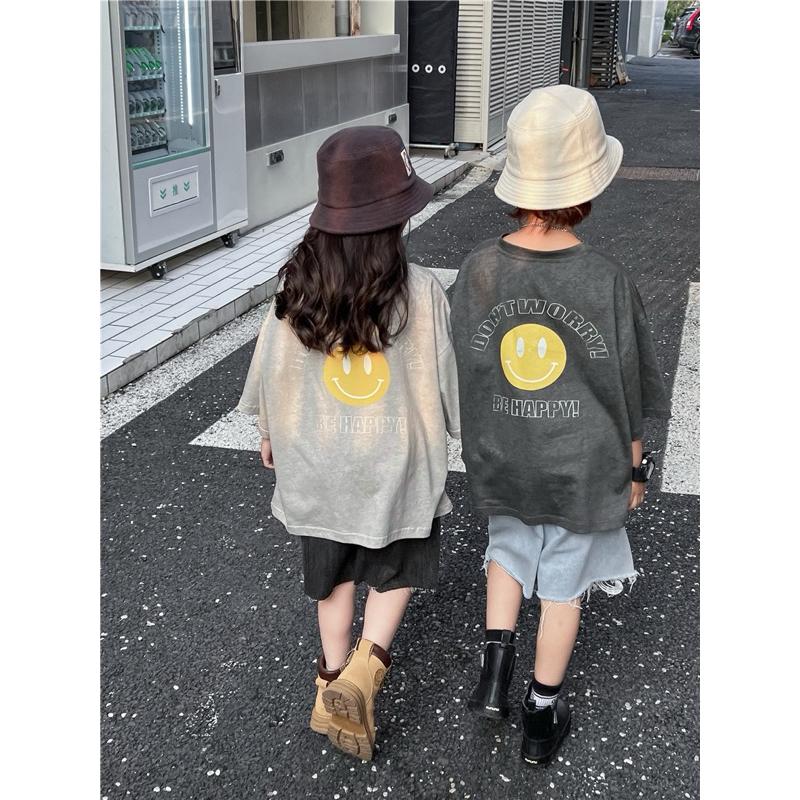 上衣｜2025 笑臉半袖上衣 男童上衣-細節圖2