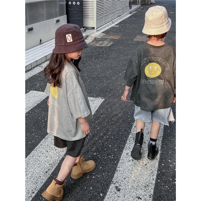 上衣｜2025 笑臉半袖上衣 男童上衣-細節圖3