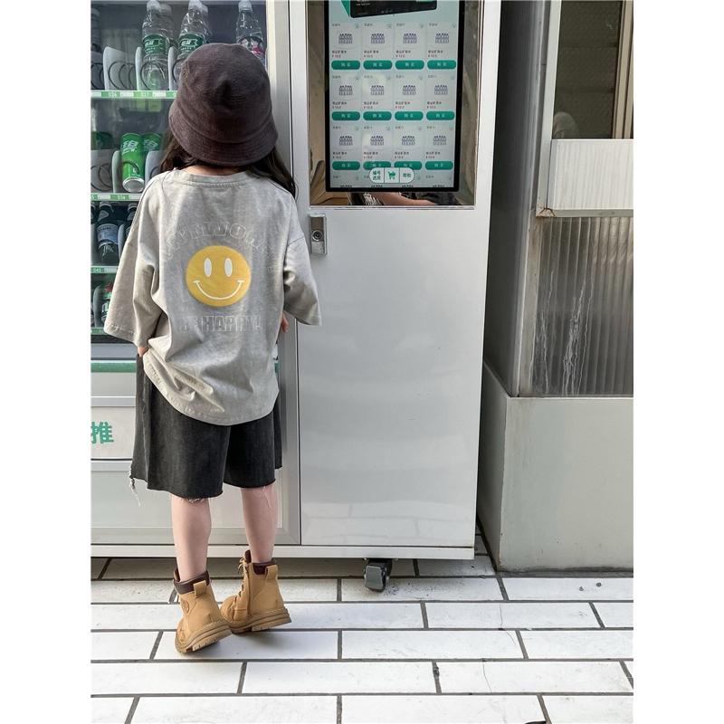 上衣｜2025 笑臉半袖上衣 男童上衣-細節圖6