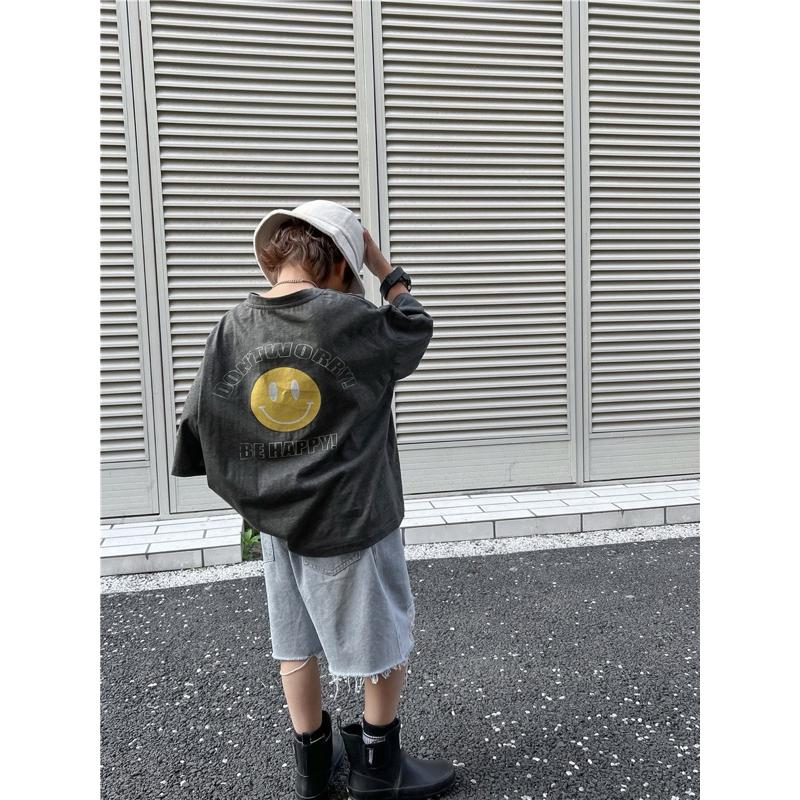 上衣｜2025 笑臉半袖上衣 男童上衣-細節圖7