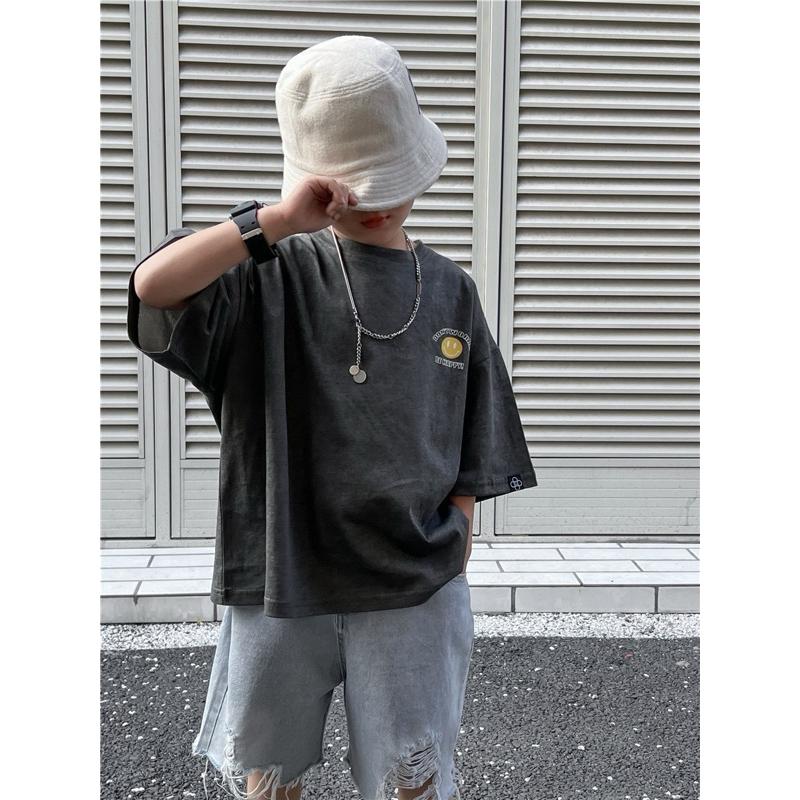 上衣｜2025 笑臉半袖上衣 男童上衣-細節圖8