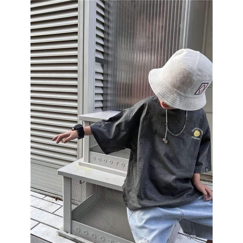 上衣｜2025 笑臉半袖上衣 男童上衣-細節圖9