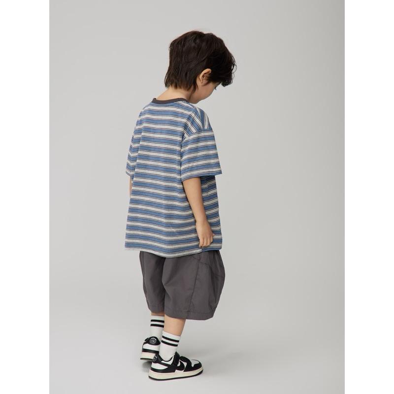 上衣｜2025 夏季條紋寬鬆上衣 男童上衣-細節圖2