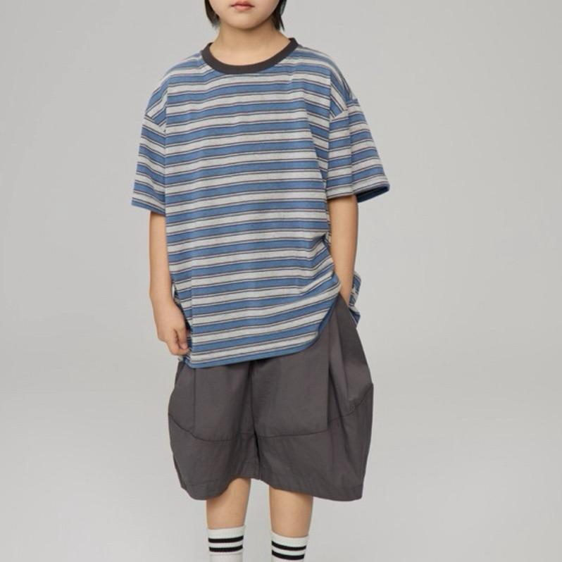 上衣｜2025 夏季條紋寬鬆上衣 男童上衣-細節圖5