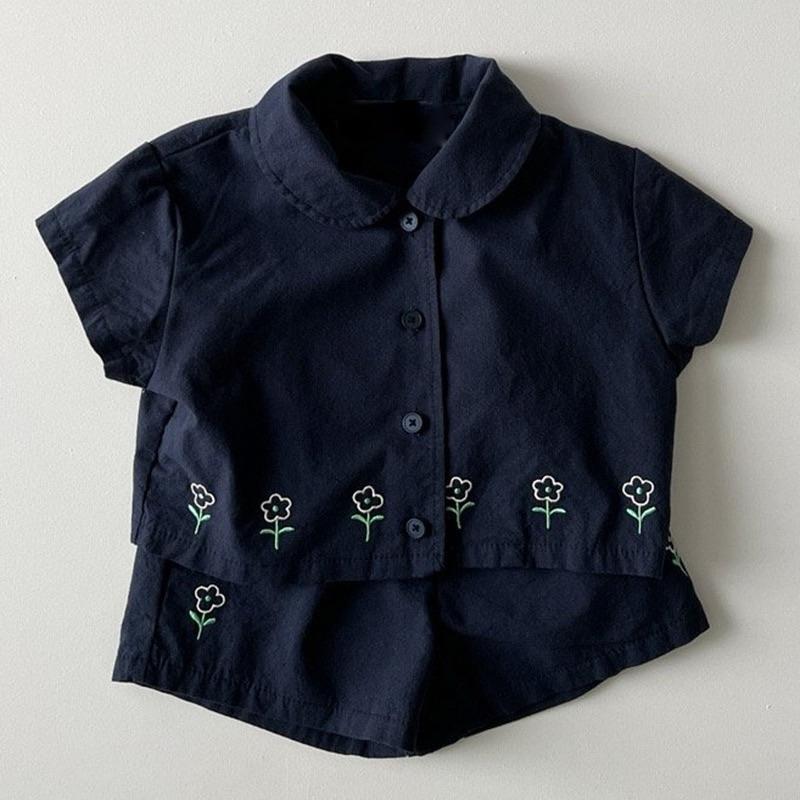 女寶系列｜夏季花朵兩件套裝 女寶套裝-細節圖2