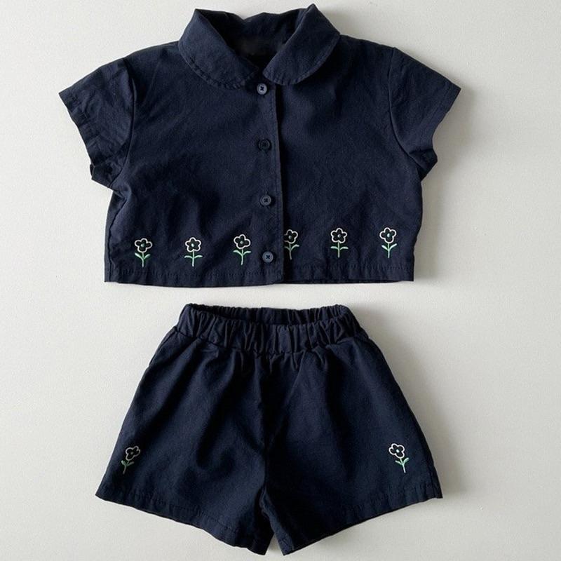 女寶系列｜夏季花朵兩件套裝 女寶套裝-細節圖4