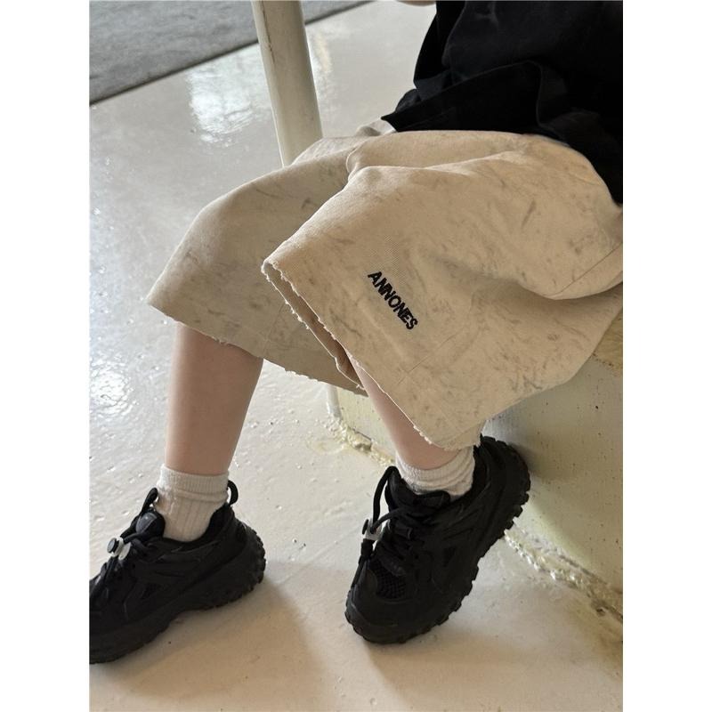 下裝｜磨破針織短褲 男童短褲-細節圖4