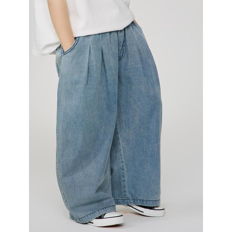 下裝｜夏季薄款寬鬆牛仔褲 男童牛仔褲-細節圖4