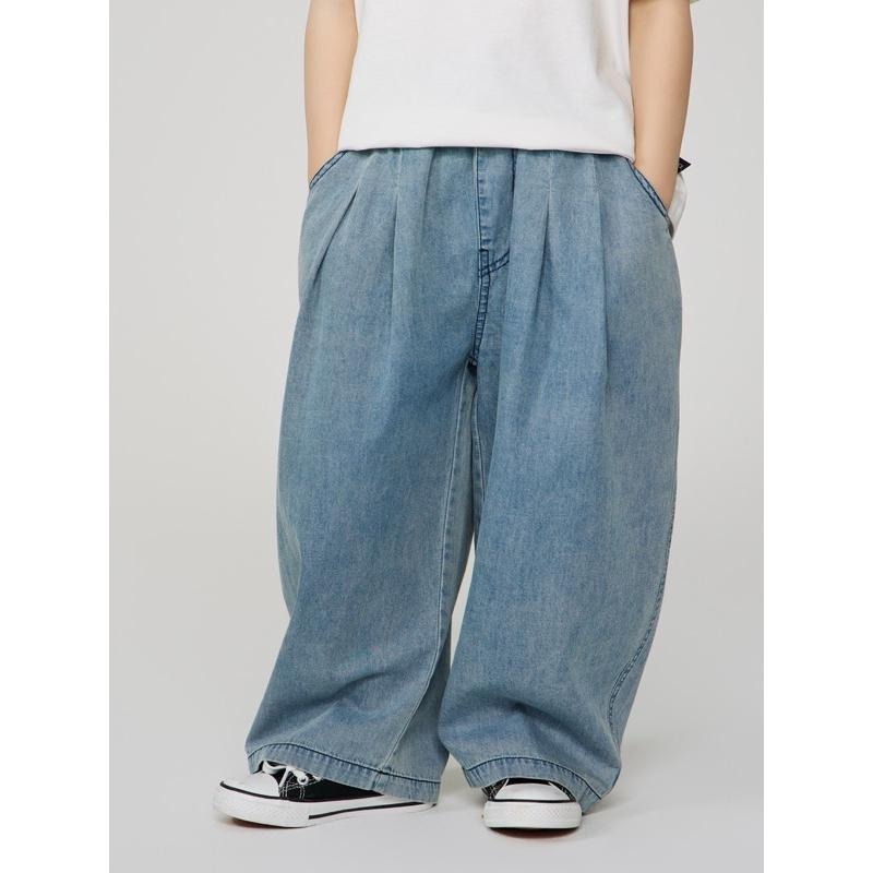 下裝｜夏季薄款寬鬆牛仔褲 男童牛仔褲-細節圖5