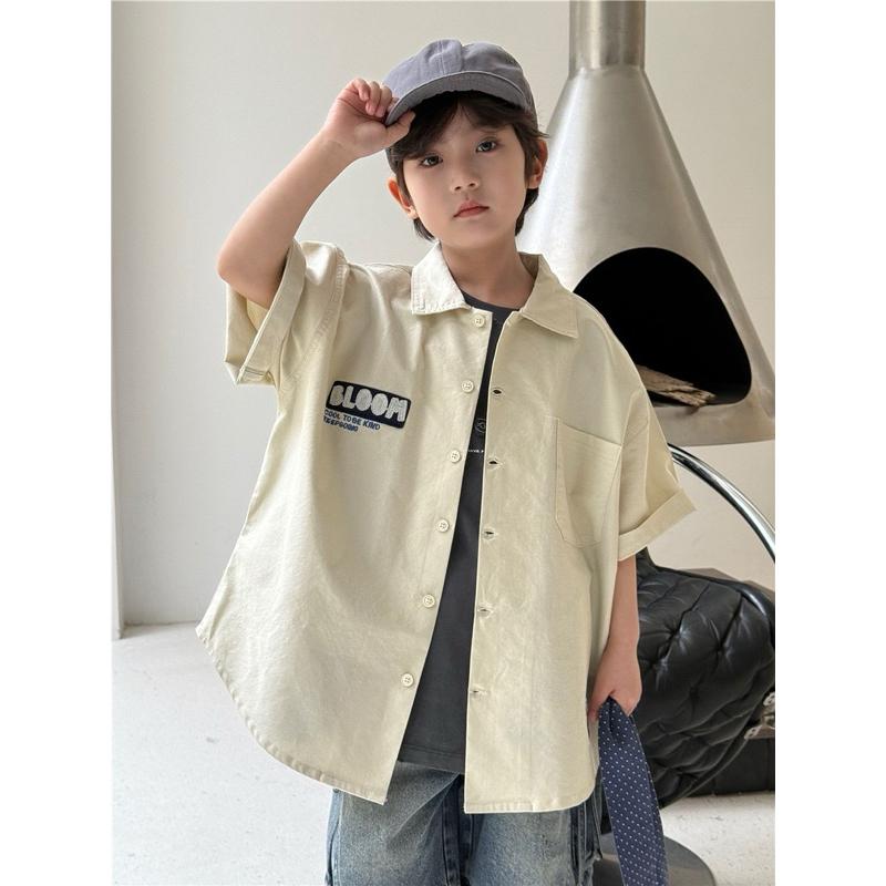 上衣｜復古刺繡襯衫 男童上衣 男童襯衫-細節圖2